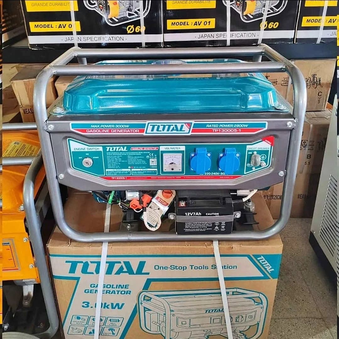 Groupe Électrogène 3.0KVA 3000W Avec Démarreur - TOTAL