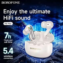 Écouteurs sans fil Bluetooth V5.4 FQ1 Plus ANC BOROFONE – سماعات أذن لاسلكية 2