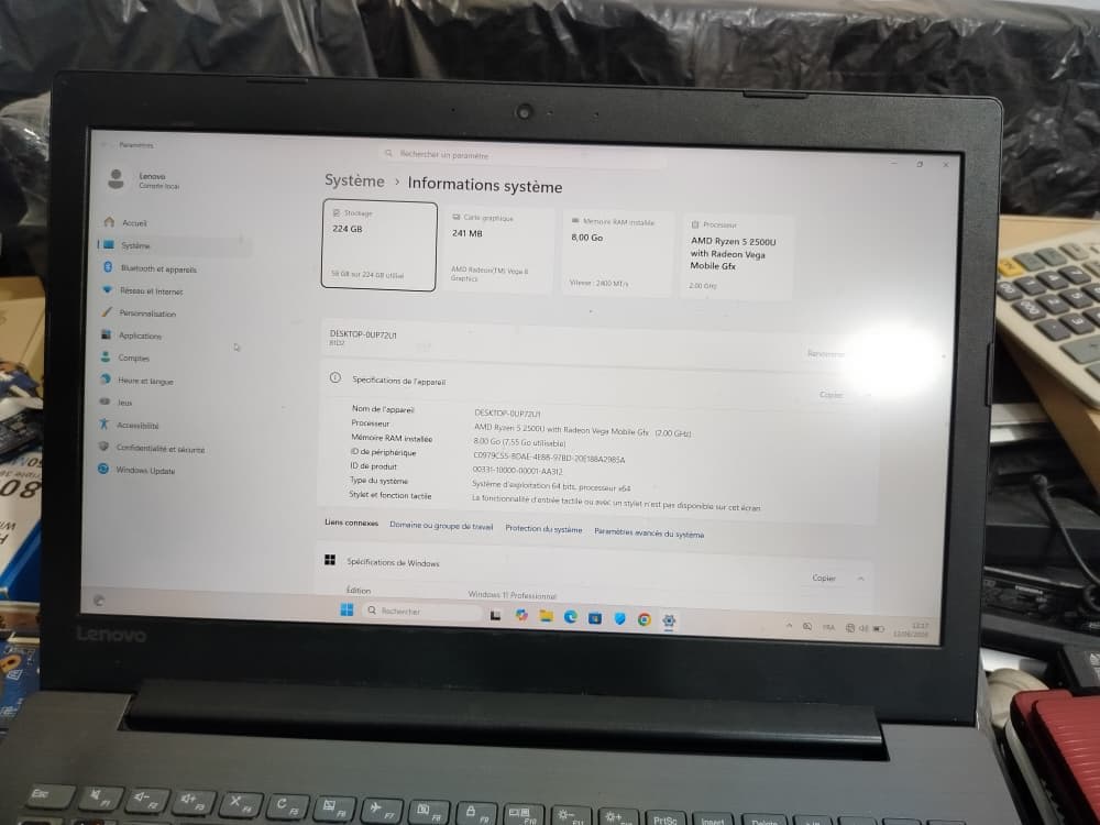 Pc Portable  caba  ASUS  Lenovo européen