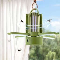 Lampe Anti-Moustique Rechargeable 2 en 1 – مصباح عالي سطوع وصاعق ناموس 2