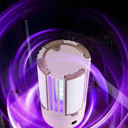 Lampe Anti-Moustique Rechargeable 2 en 1 – مصباح عالي سطوع وصاعق ناموس 6