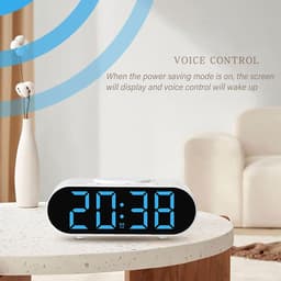 Horloge numérique LED et Chargeur Sans Fil GH9000 – ساعة منبه وشاحن لاسلكي 9