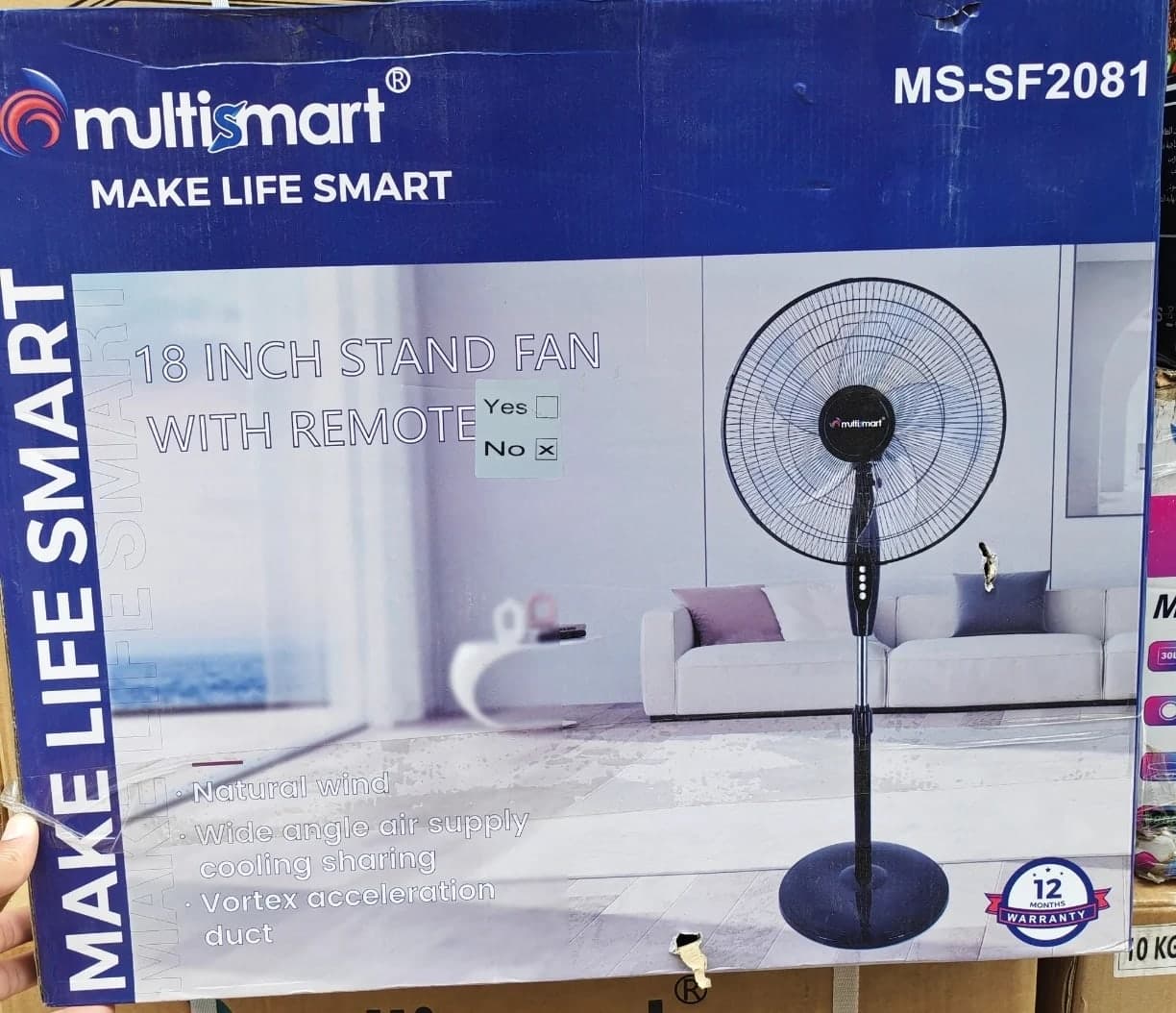 Multismart sf2081 foot fan