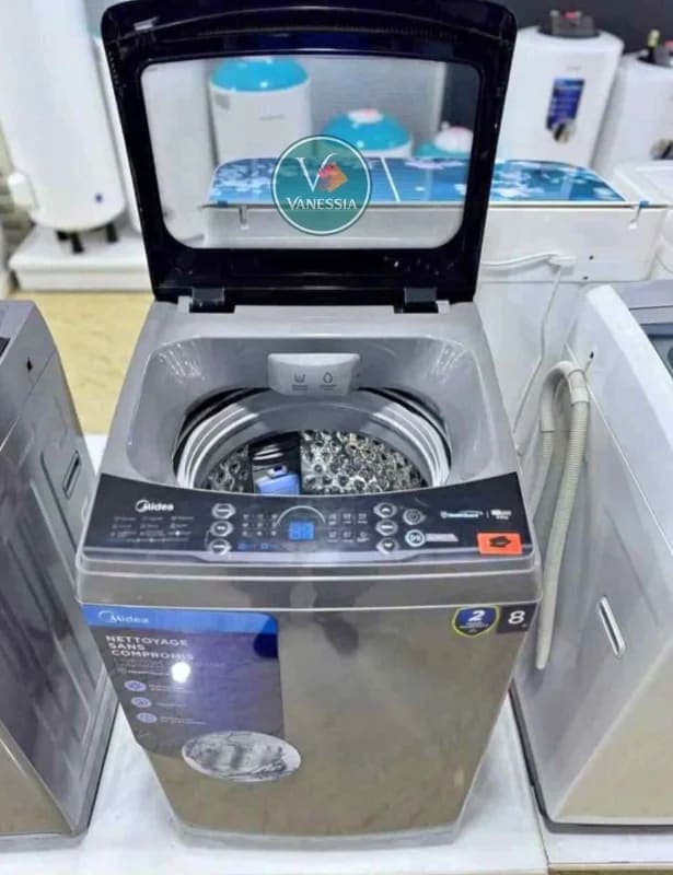 Machine à laver 8kg automatique midea la top