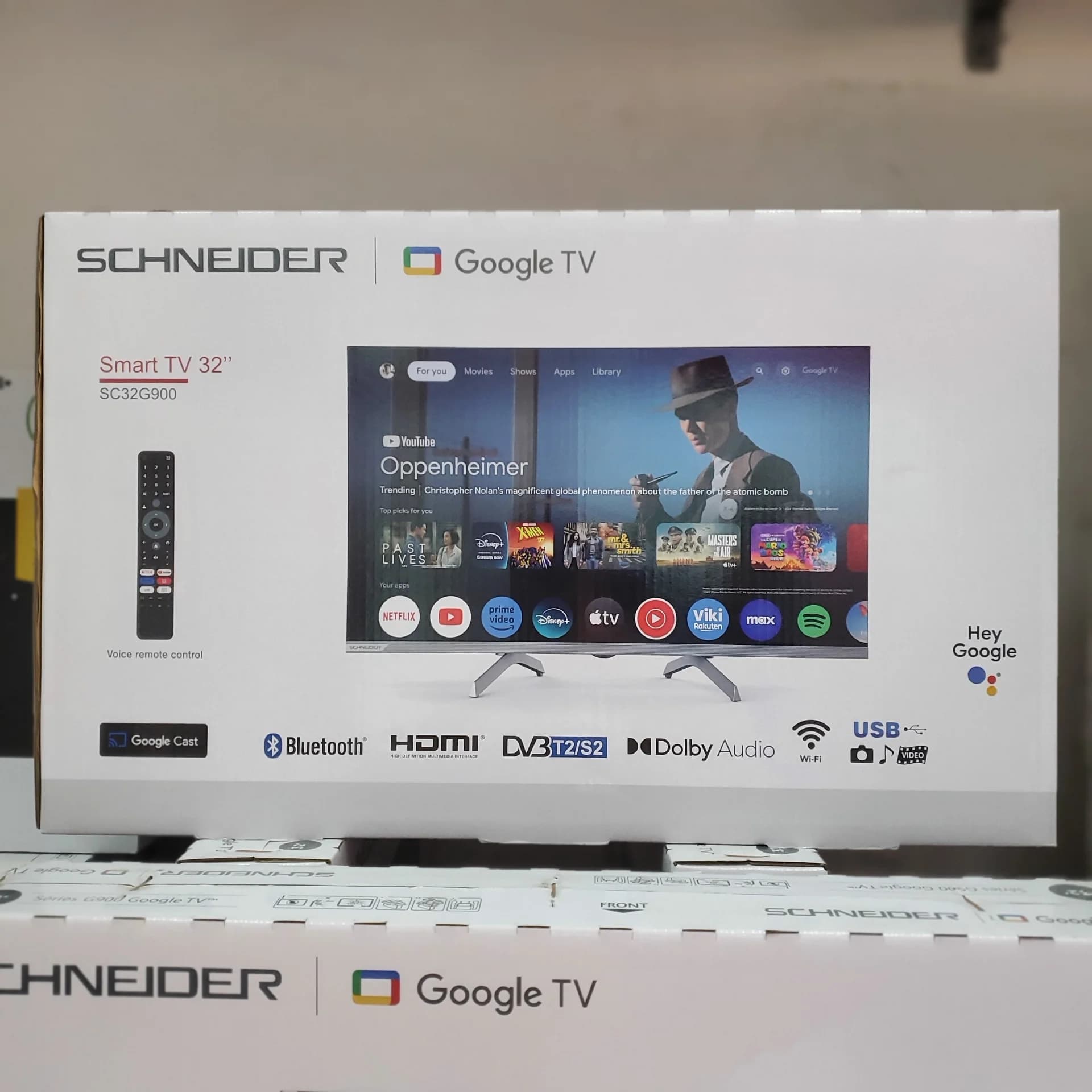 تيليفزيون Tv Schneider 32p Smart Google tv