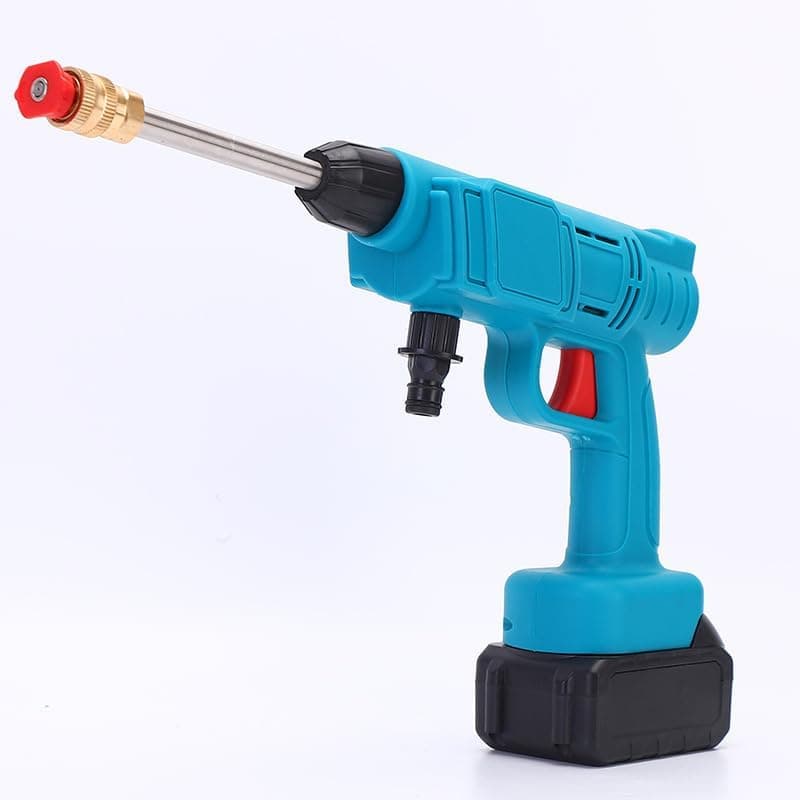 Nettoyeur Haute Pression Sans Fil 30 Bar et Pistolet de Lavage Auto et Deux Batteries - جهاز غسيل ضغط عالي لاسلكي 30 بار مع بطاريتين